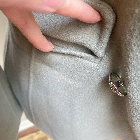 NWT Women’s 100% Wool Double Breasted Blazer Jacket Coat - Picture 6 of 7